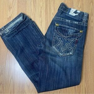 Men's Blue Bootcut Jeans